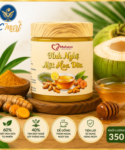 TINH NGHỆ MẬT HOA DỪA MAHASO 350G