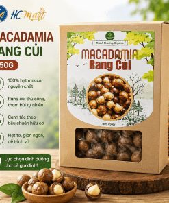 Hạt Macca Rang Củi Thanh Phương Organic 450g
