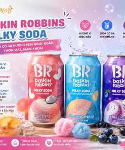 Nước Ngọt Có Ga Baskin Robbins Milky Soda Hàn Quốc
