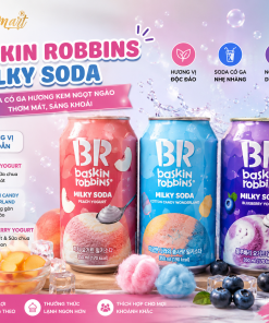 Nước Ngọt Có Ga Baskin Robbins Milky Soda Hàn Quốc